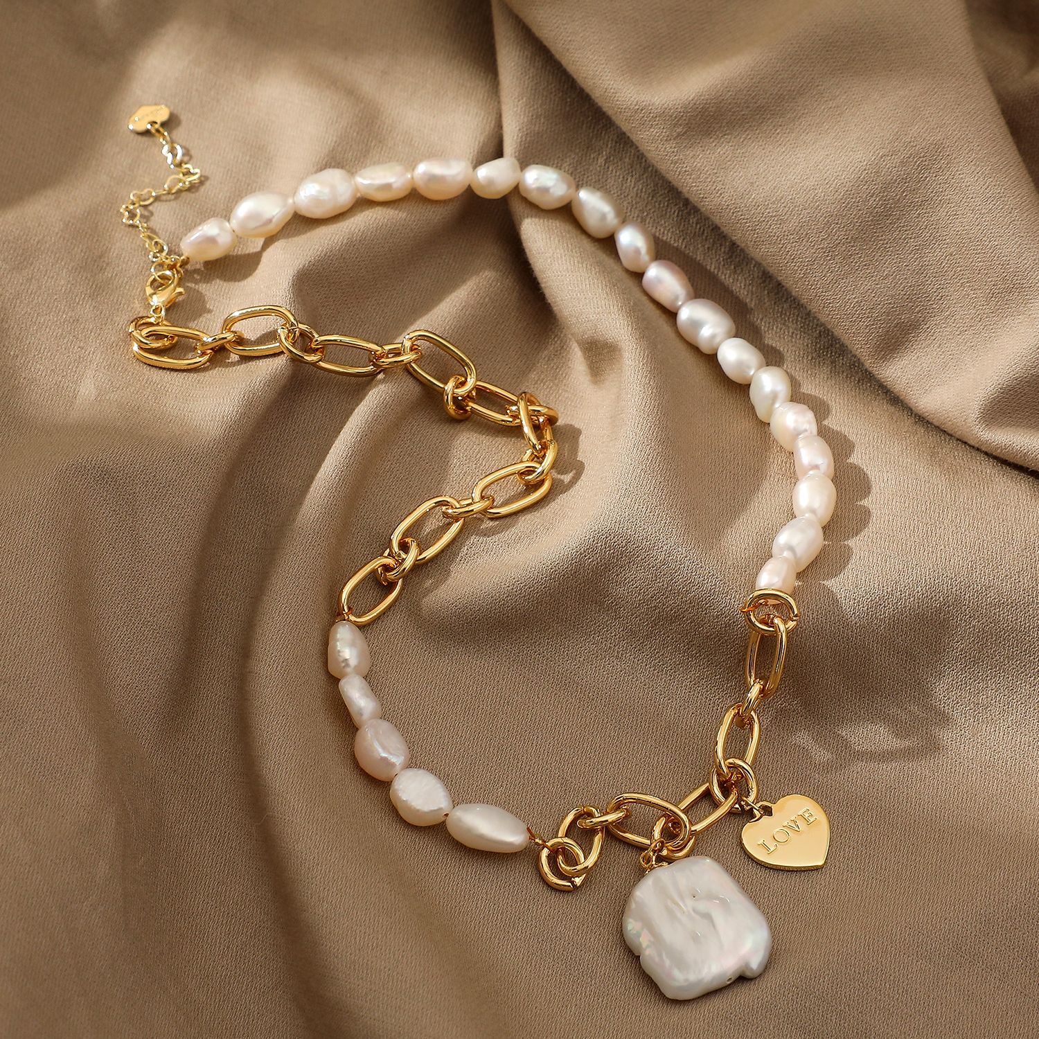 Kalung Liontin Mutiara Kalung Cinta Mutiara Alami